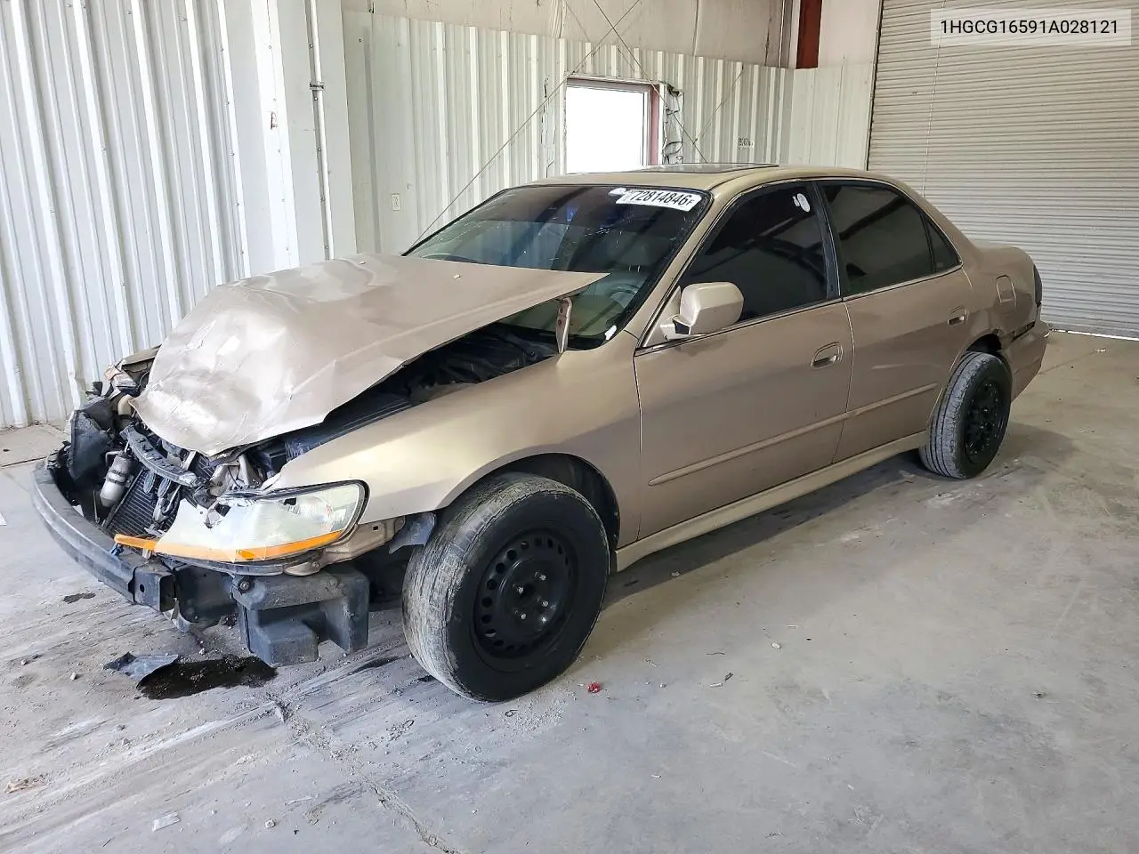 HONDA ACCORD 2001, VIN 1HGCG16591A028121