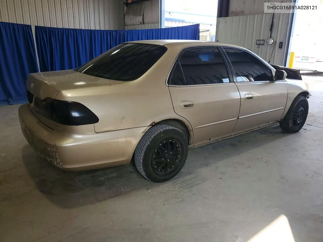 2001 HONDA ACCORD VIN 1HGCG16591A028121 — фото 3