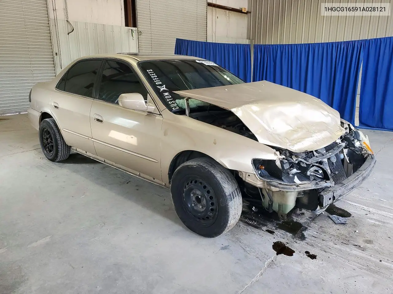 2001 HONDA ACCORD VIN 1HGCG16591A028121 — фото 4