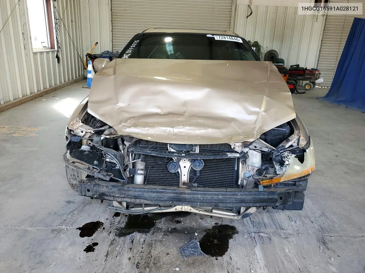 2001 HONDA ACCORD VIN 1HGCG16591A028121 — фото 5