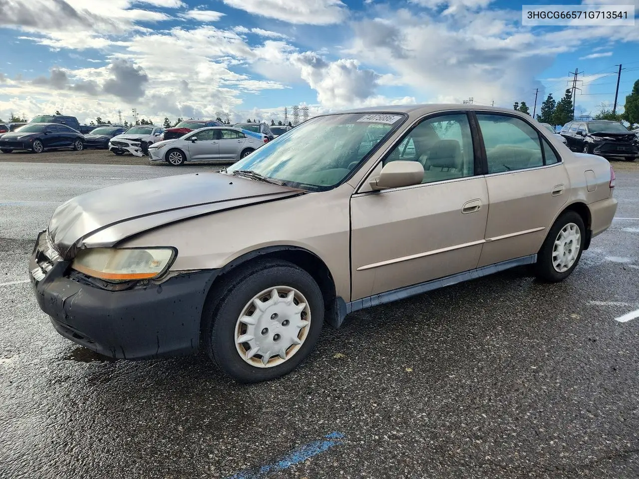 HONDA ACCORD 2001, VIN 3HGCG66571G713541