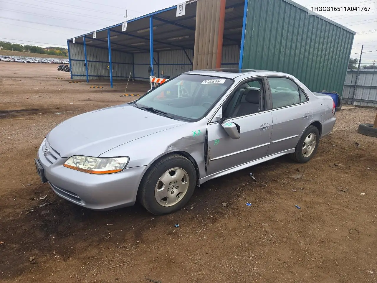 HONDA ACCORD 2001, VIN 1HGCG16511A041767