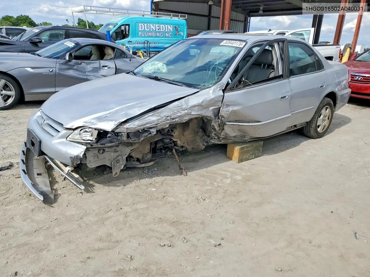 HONDA ACCORD 2002, VIN 1HGCG16502A040031