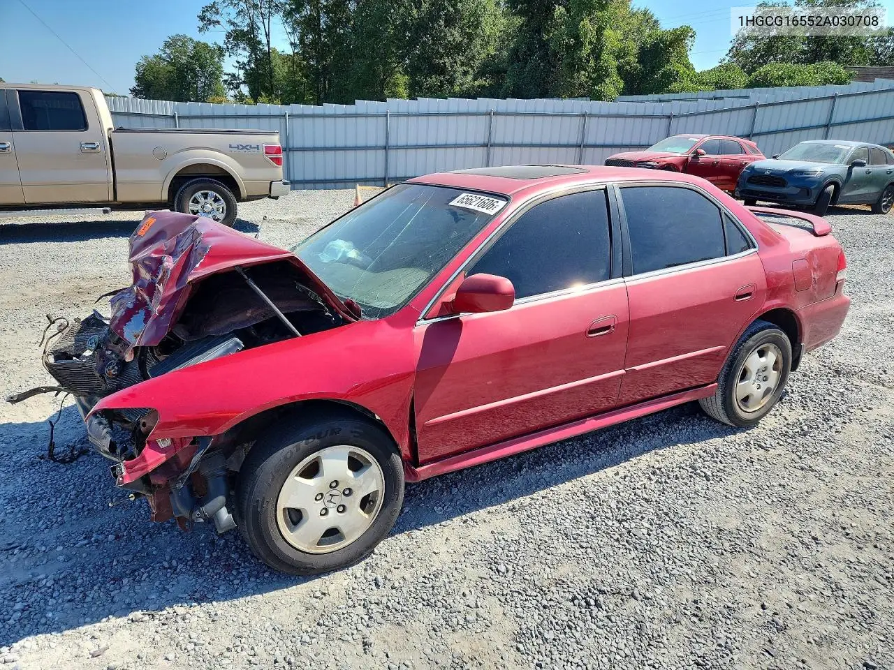 HONDA ACCORD 2002, VIN 1HGCG16552A030708