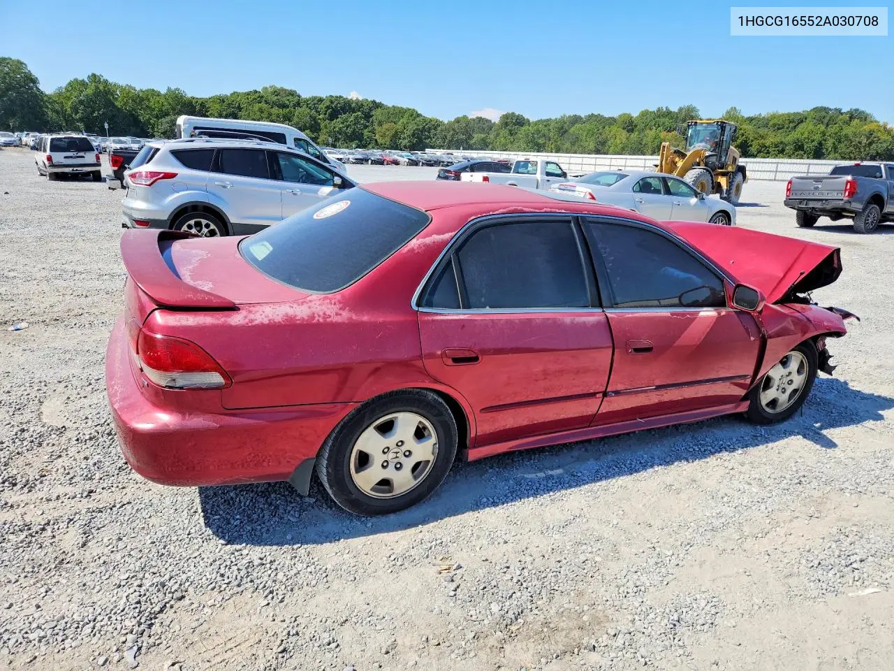 2002 HONDA ACCORD VIN 1HGCG16552A030708 — фото 3