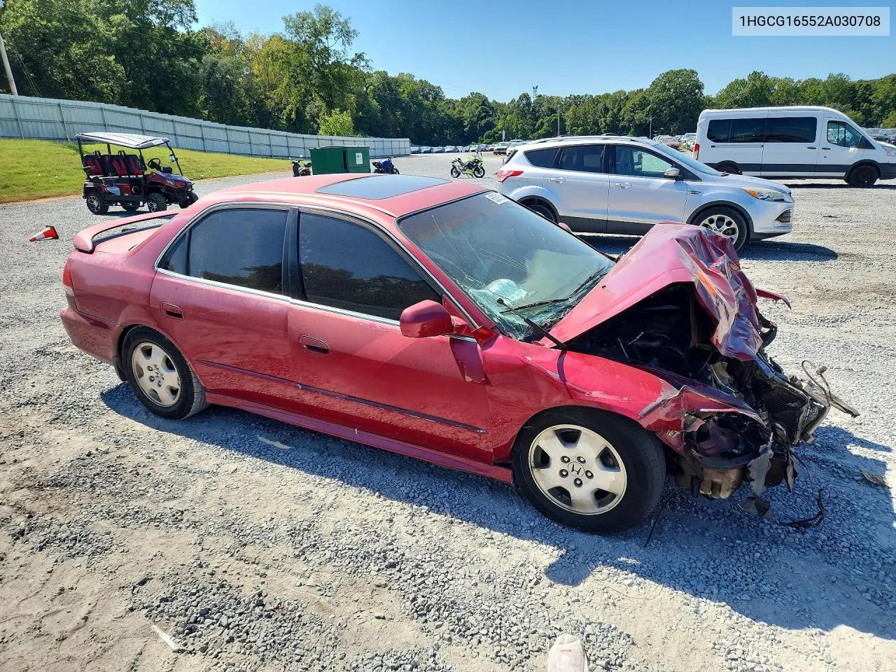 2002 HONDA ACCORD VIN 1HGCG16552A030708 — фото 4
