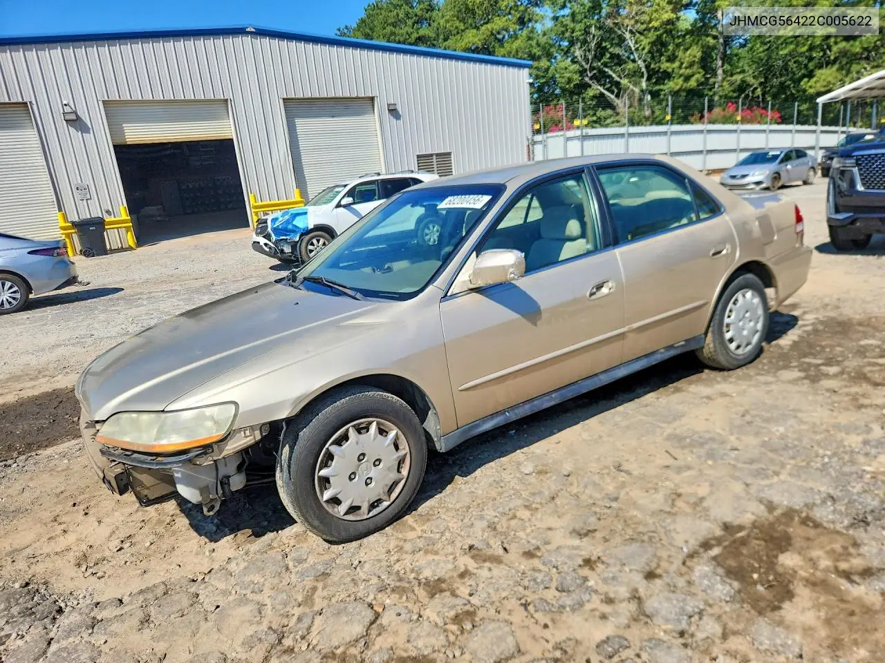 HONDA ACCORD 2002, VIN JHMCG56422C005622