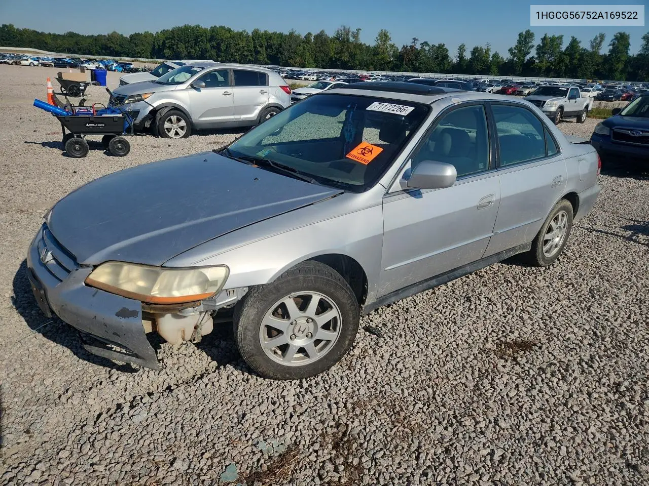 HONDA ACCORD 2002, VIN 1HGCG56752A169522