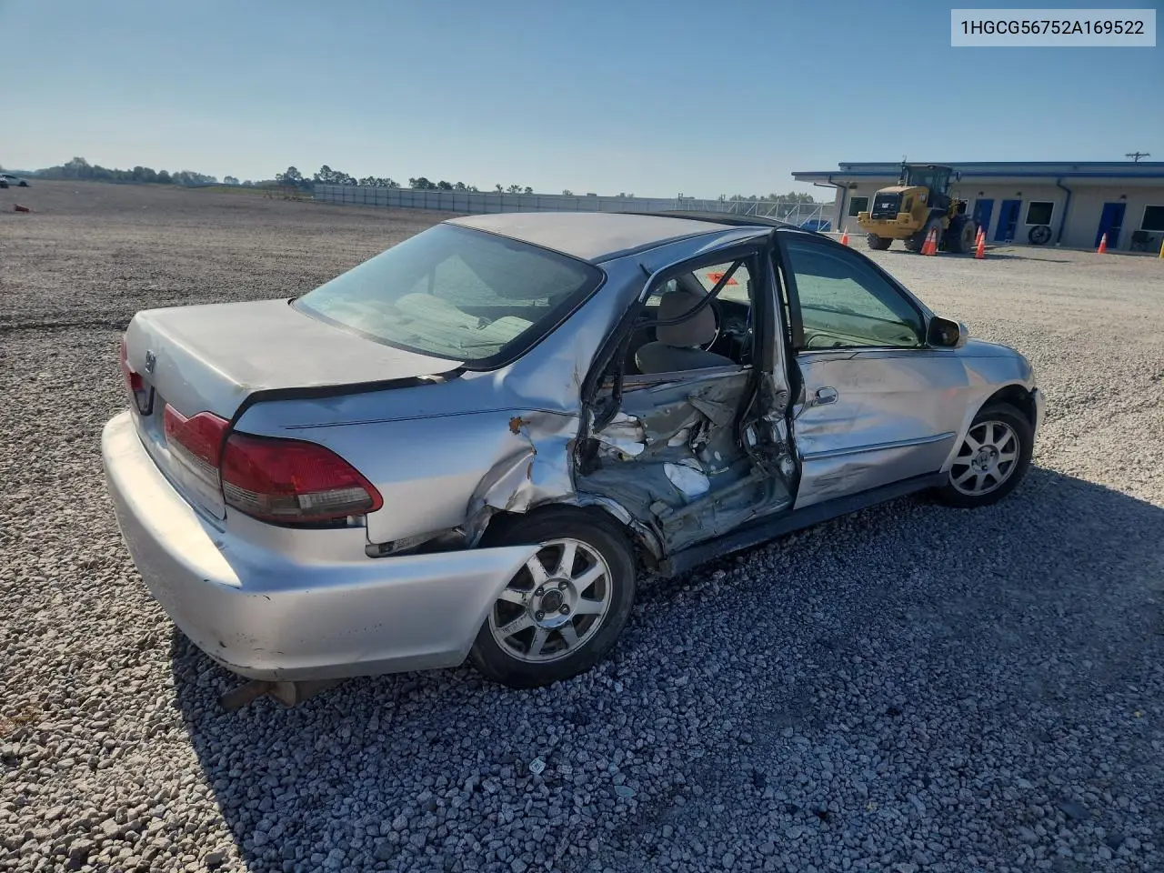 2002 HONDA ACCORD VIN 1HGCG56752A169522 — фото 3
