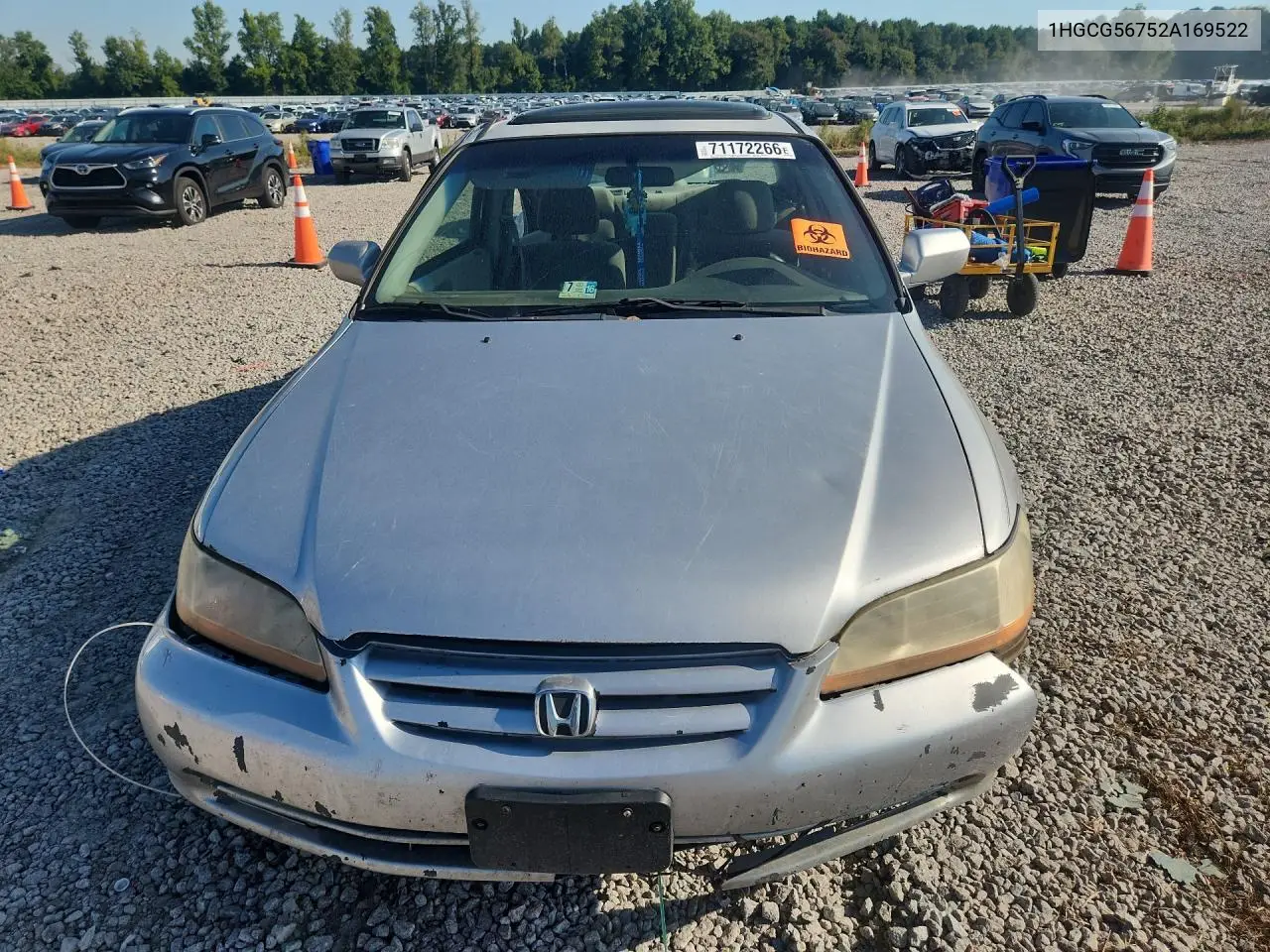 2002 HONDA ACCORD VIN 1HGCG56752A169522 — фото 5