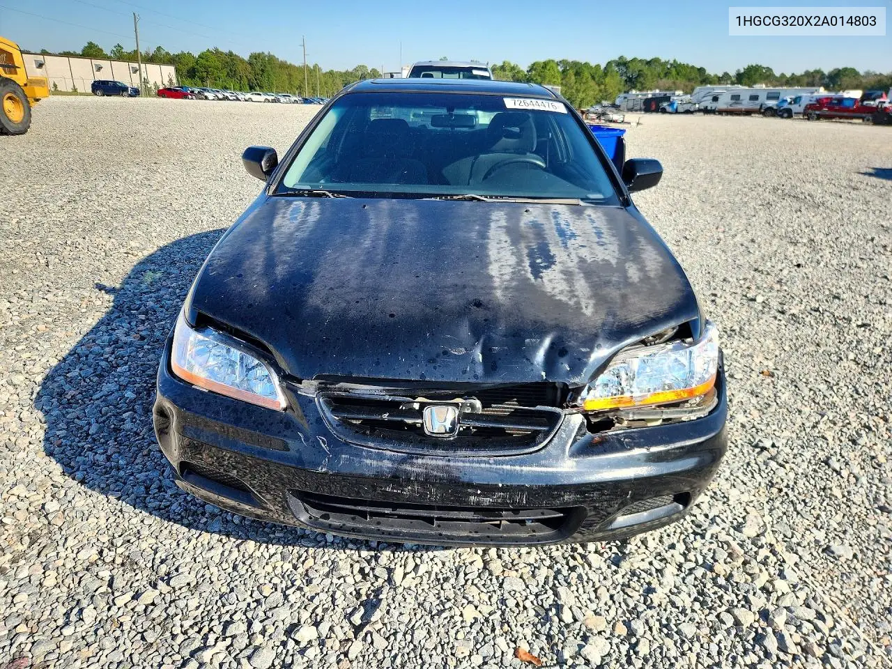 2002 HONDA ACCORD VIN 1HGCG320X2A014803 — фото 5