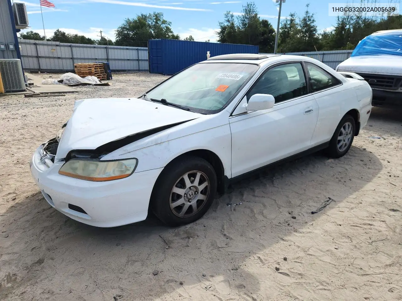 HONDA ACCORD 2002, VIN 1HGCG32002A005639
