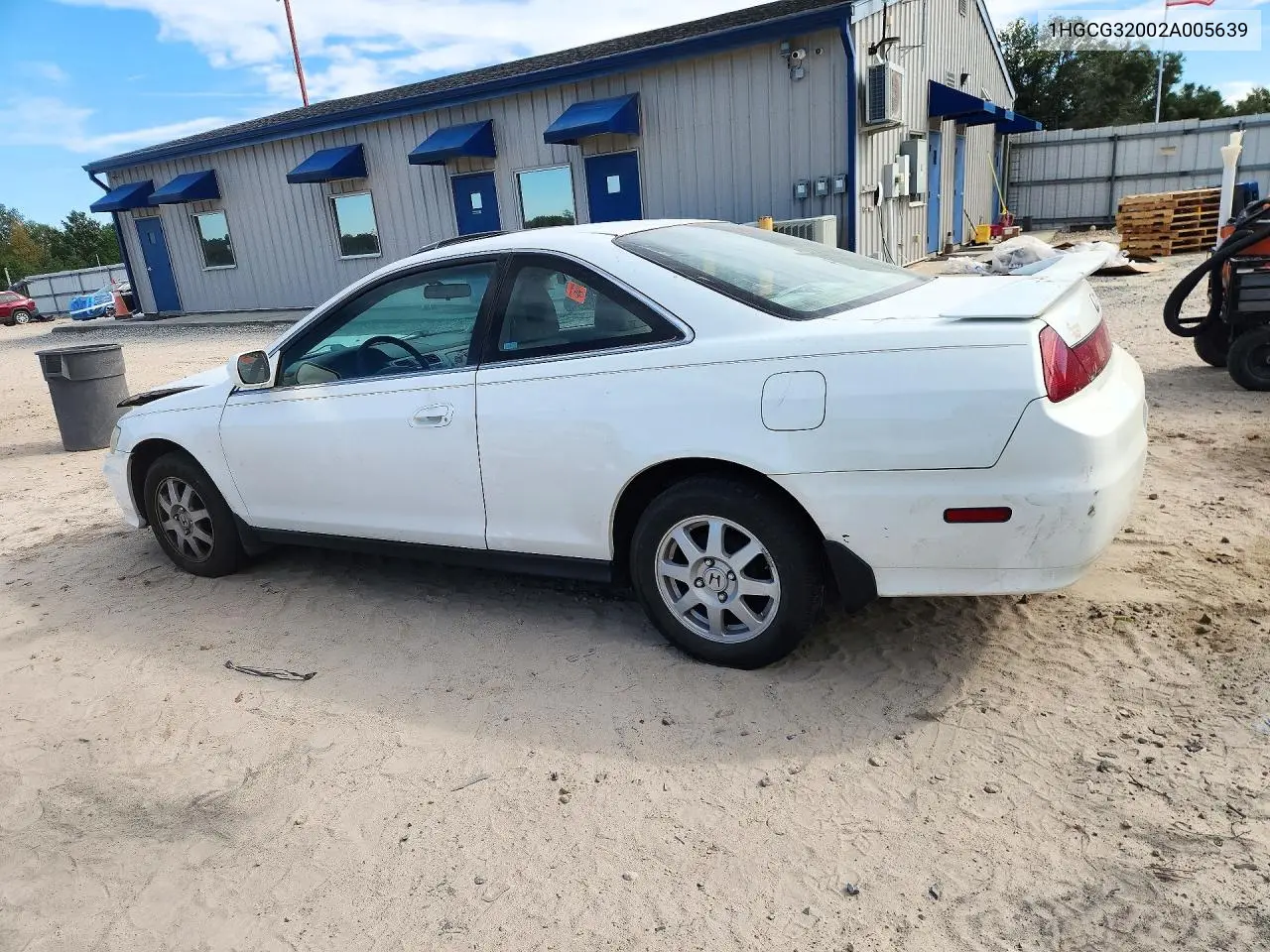 2002 HONDA ACCORD VIN 1HGCG32002A005639 — фото 2