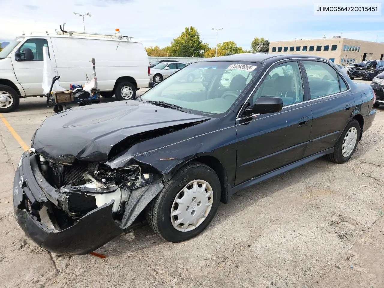 HONDA ACCORD 2002, VIN JHMCG56472C015451