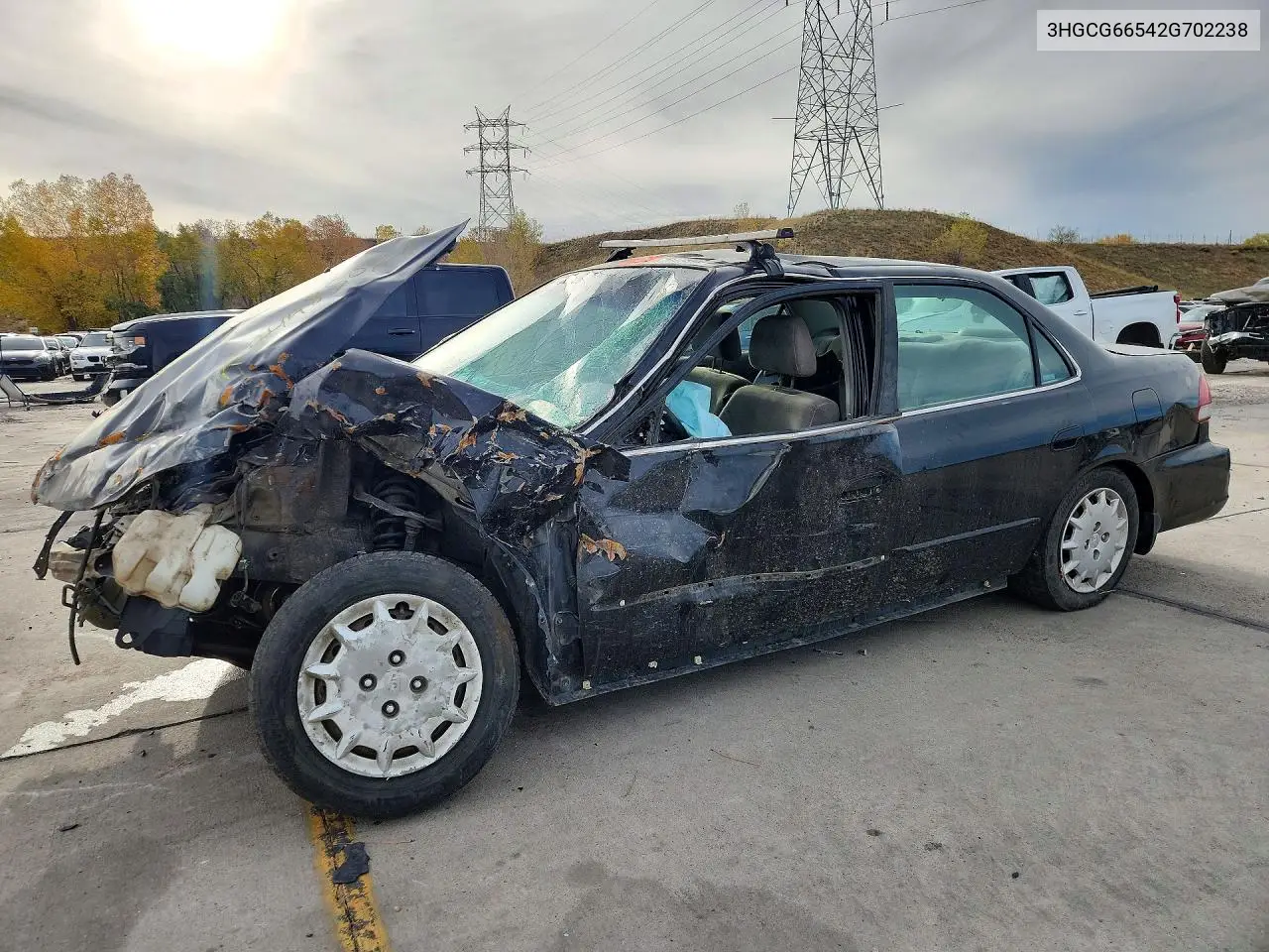 HONDA ACCORD 2002, VIN 3HGCG66542G702238
