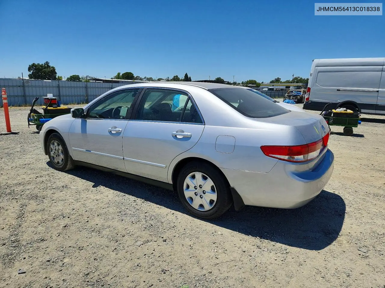 2003 HONDA ACCORD VIN JHMCM56413C018338 — фото 2