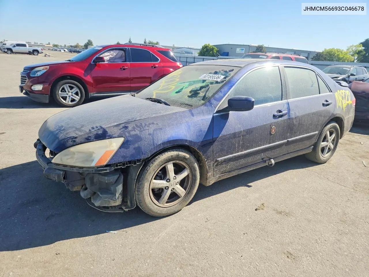 HONDA ACCORD 2003, VIN JHMCM56693C046678