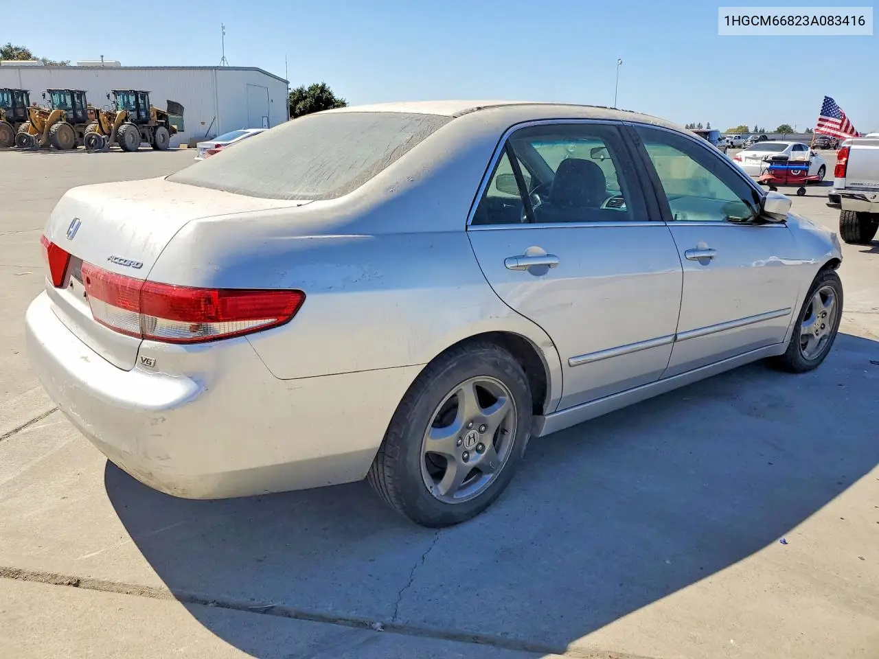 2003 HONDA ACCORD VIN 1HGCM66823A083416 — фото 3