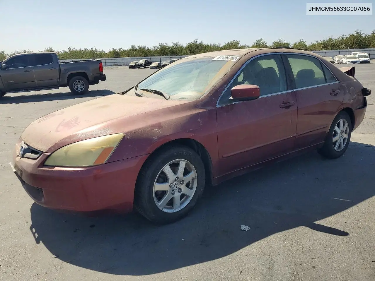 HONDA ACCORD 2003, VIN JHMCM56633C007066