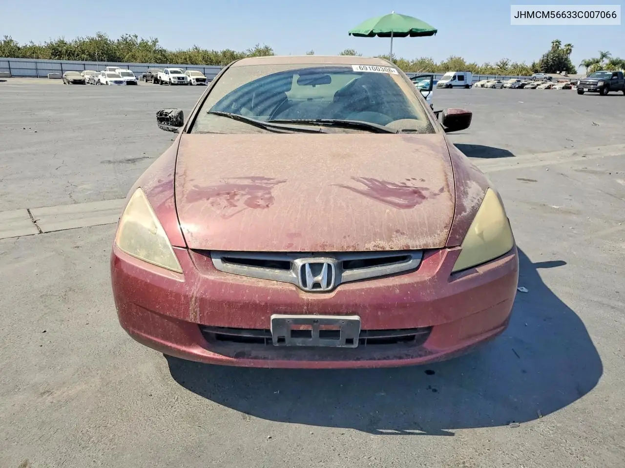 2003 HONDA ACCORD VIN JHMCM56633C007066 — фото 5