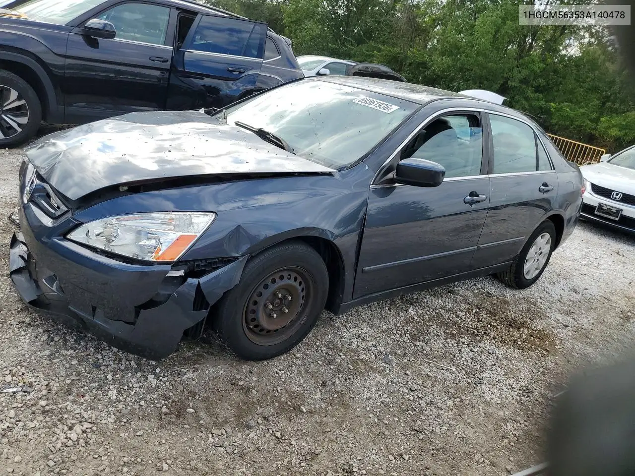 HONDA ACCORD 2003, VIN 1HGCM56353A140478