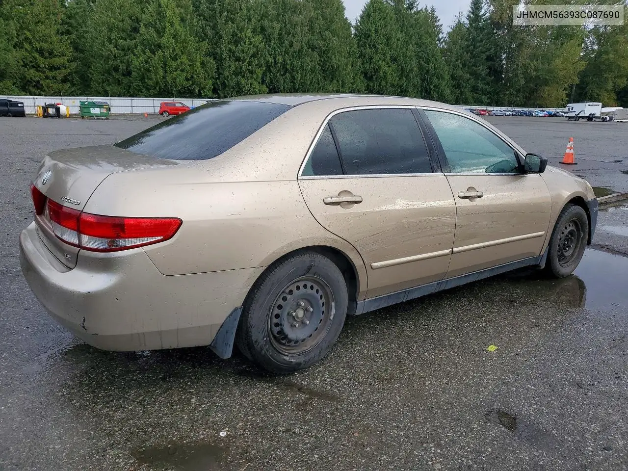 2003 HONDA ACCORD VIN JHMCM56393C087690 — фото 3