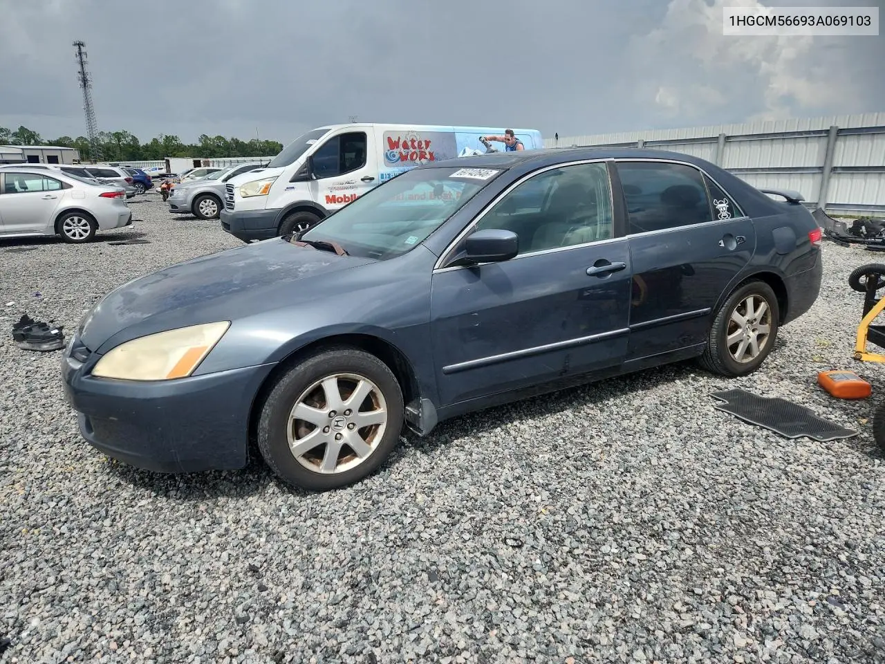HONDA ACCORD 2003, VIN 1HGCM56693A069103