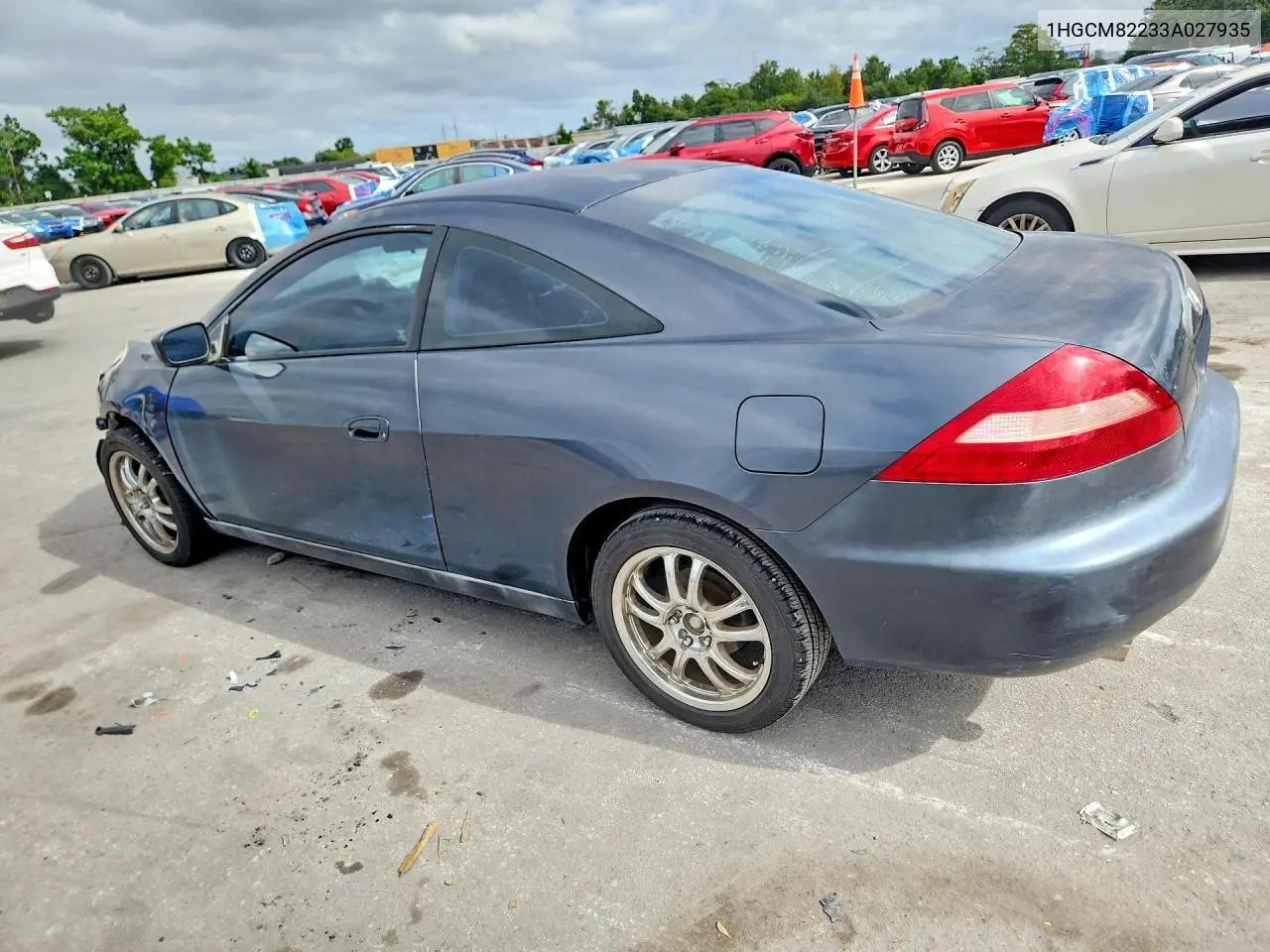 2003 HONDA ACCORD VIN 1HGCM82233A027935 — фото 2