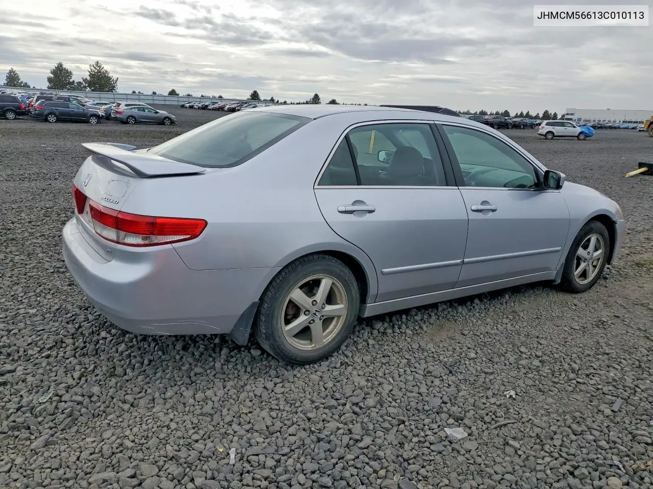 2003 HONDA ACCORD VIN JHMCM56613C010113 — фото 3