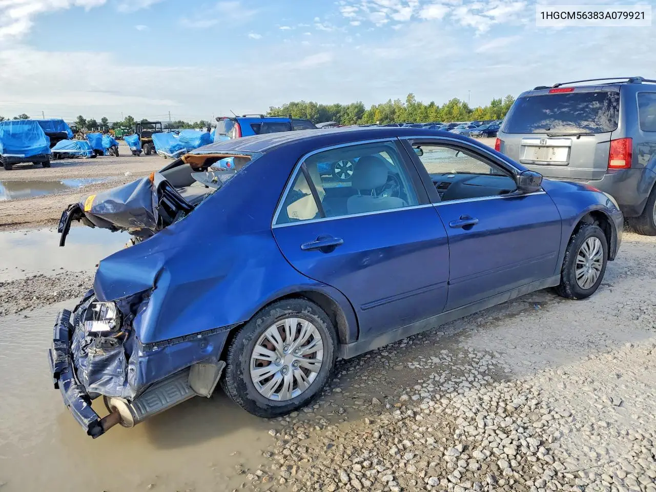 2003 HONDA ACCORD VIN 1HGCM56383A079921 — фото 3