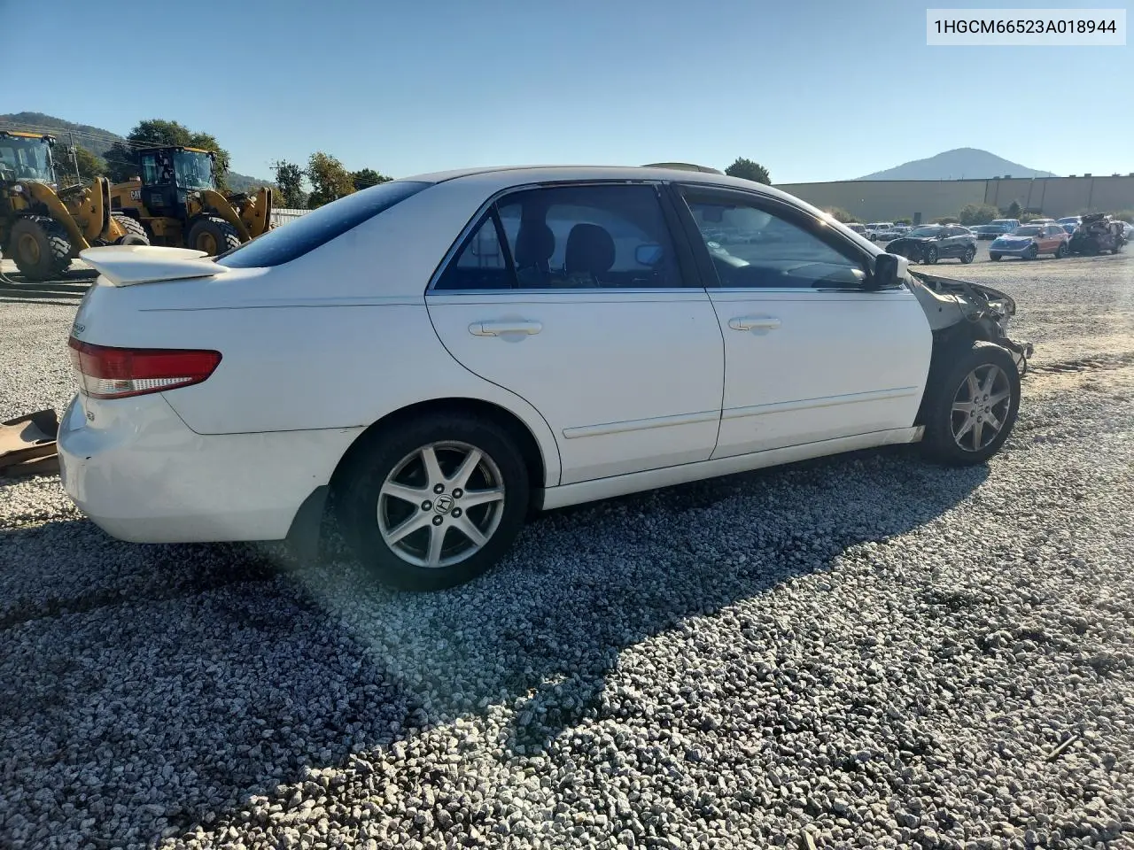 2003 HONDA ACCORD VIN 1HGCM66523A018944 — фото 3