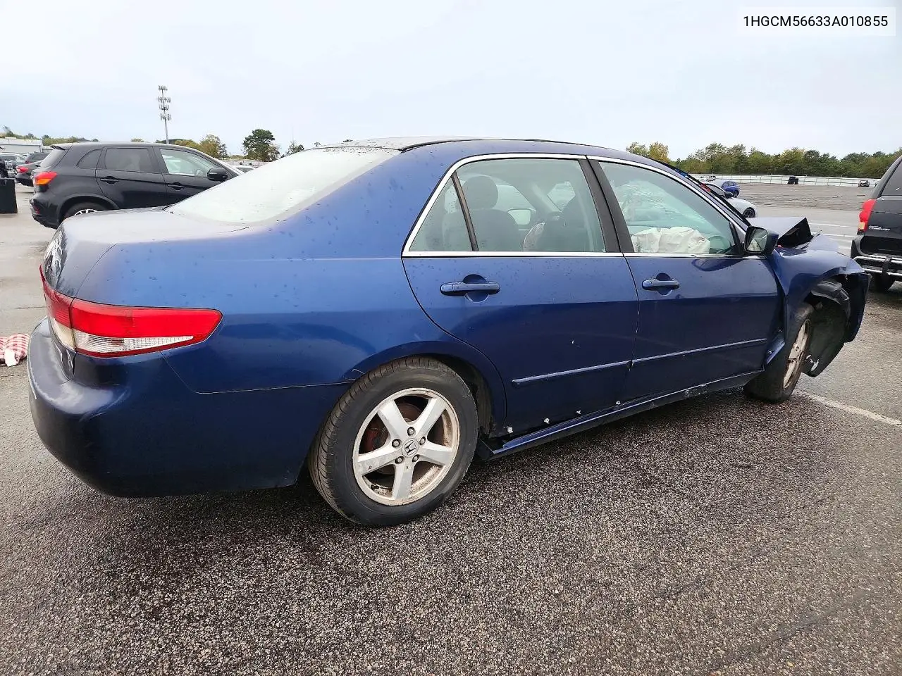 2003 HONDA ACCORD VIN 1HGCM56633A010855 — фото 3