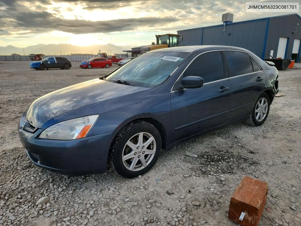 HONDA ACCORD 2003, VIN JHMCM56323C081701