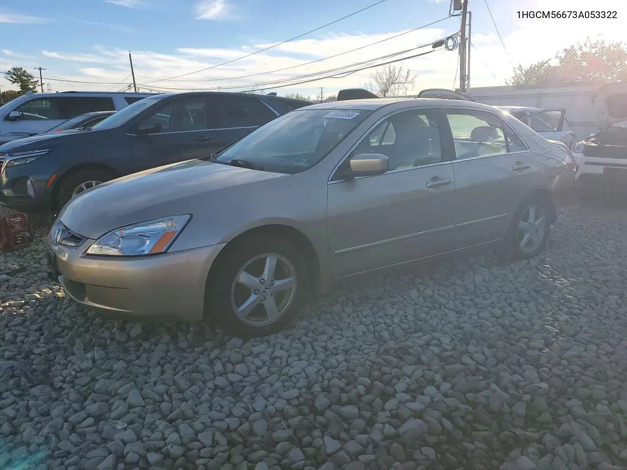 HONDA ACCORD 2003, VIN 1HGCM56673A053322