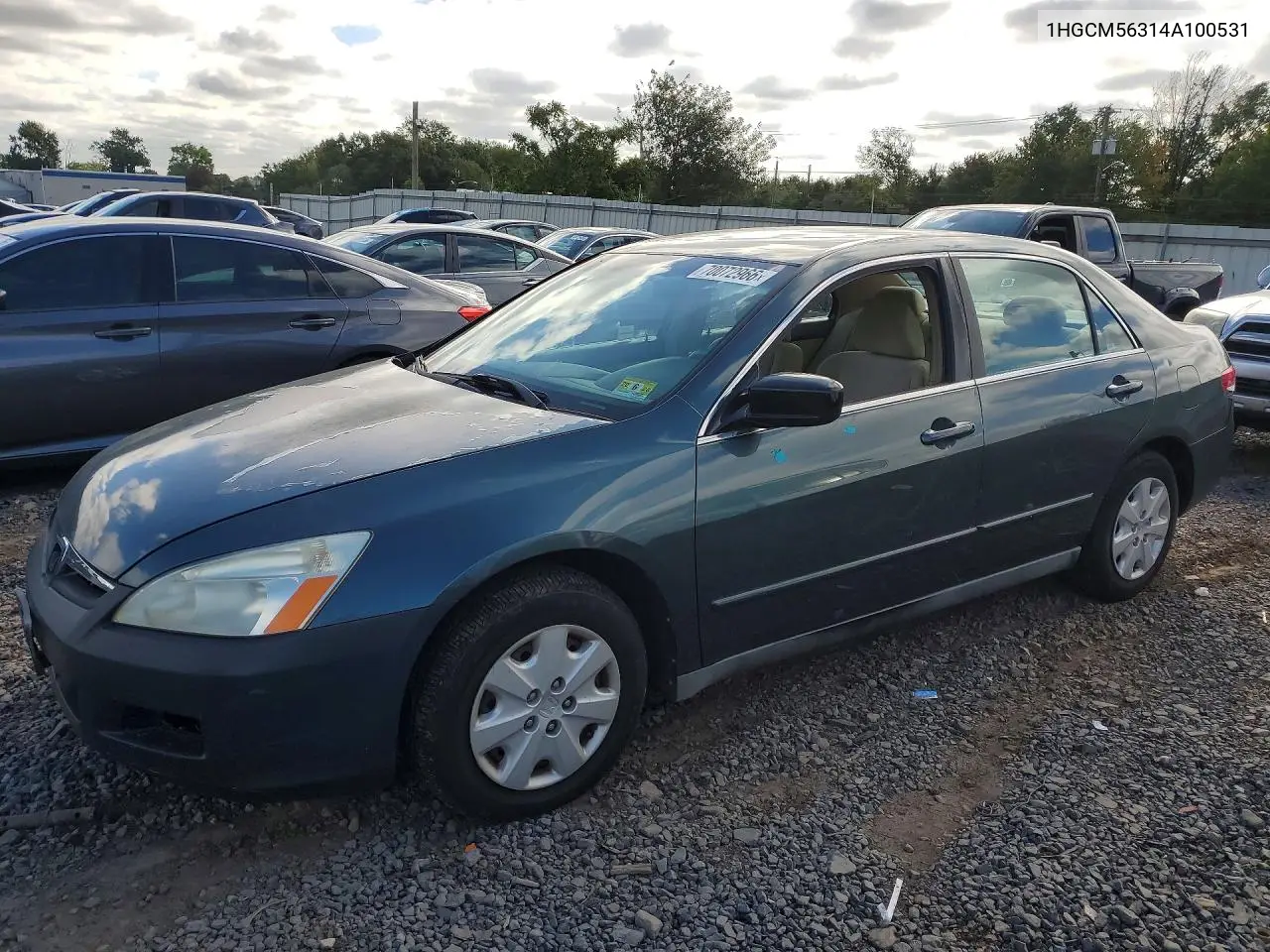 HONDA ACCORD 2004, VIN 1HGCM56314A100531