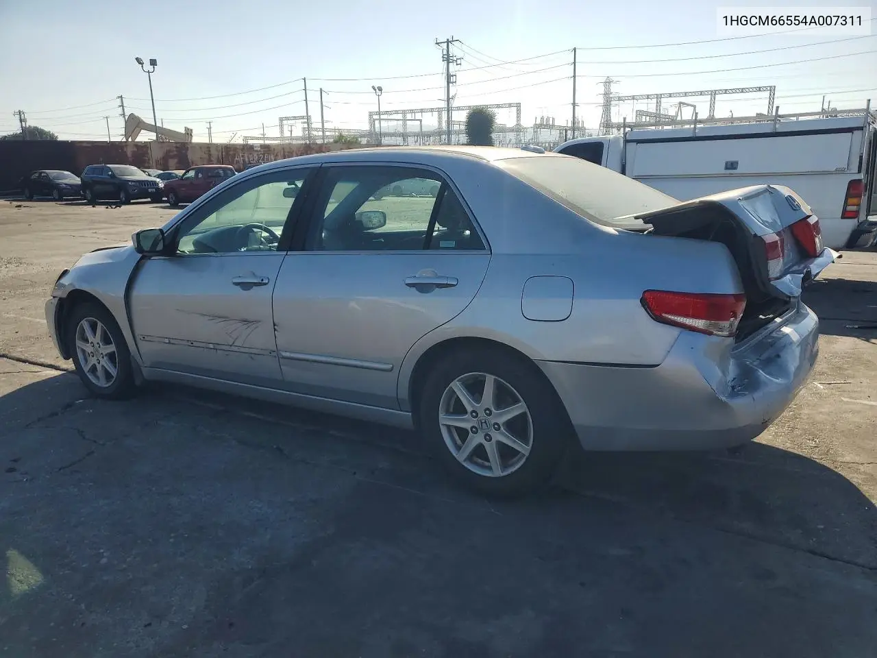 2004 HONDA ACCORD VIN 1HGCM66554A007311 — фото 2