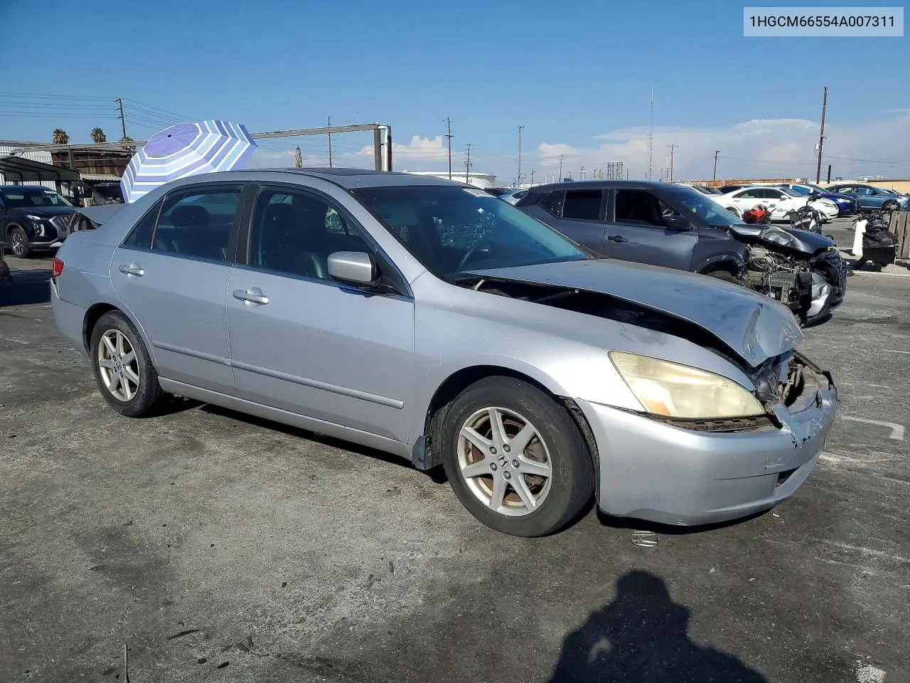 2004 HONDA ACCORD VIN 1HGCM66554A007311 — фото 4