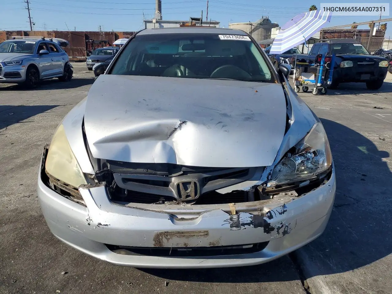 2004 HONDA ACCORD VIN 1HGCM66554A007311 — фото 5