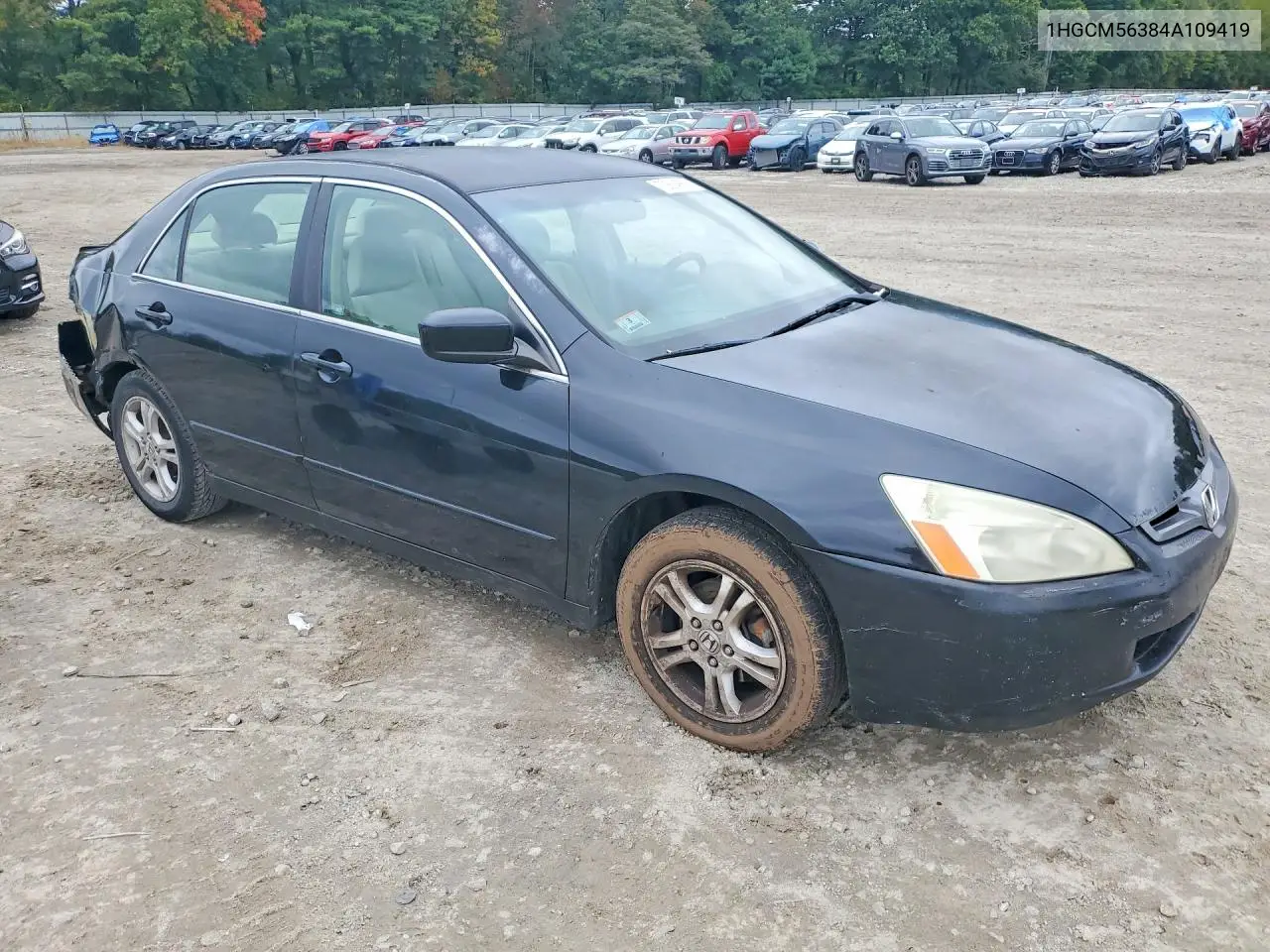 2004 HONDA ACCORD VIN 1HGCM56384A109419 — фото 4