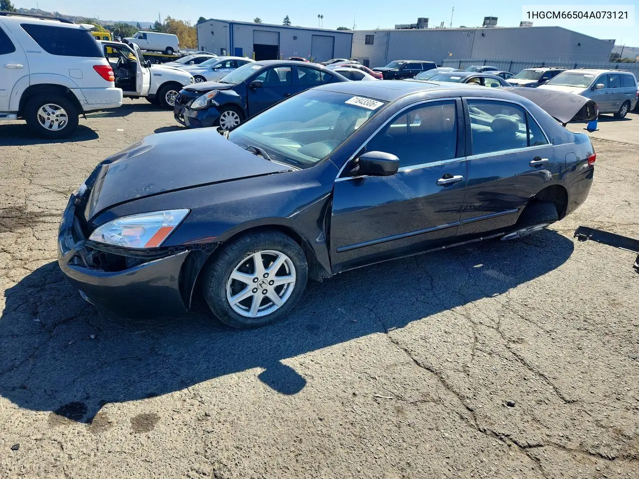 HONDA ACCORD 2004, VIN 1HGCM66504A073121