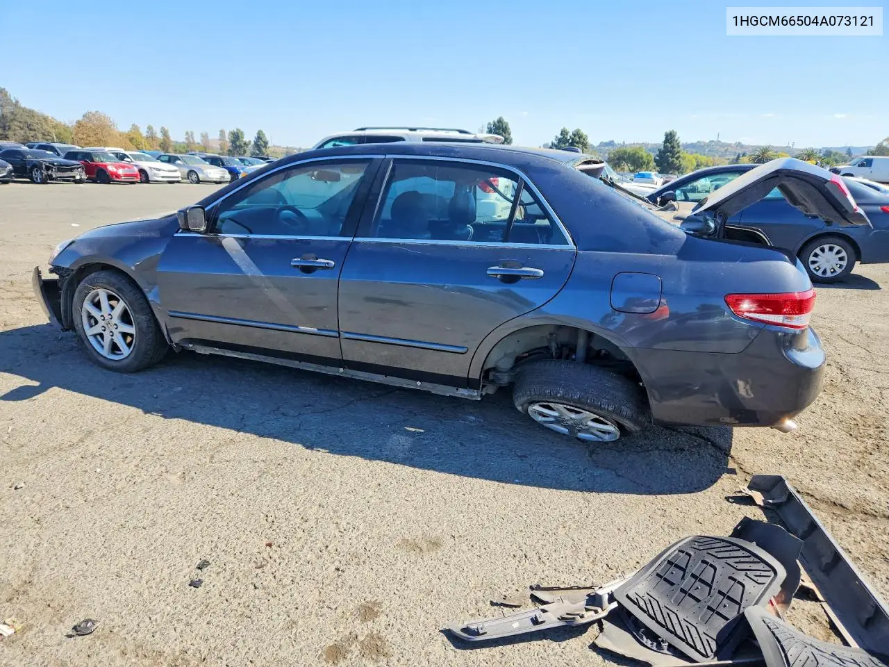 2004 HONDA ACCORD VIN 1HGCM66504A073121 — фото 2