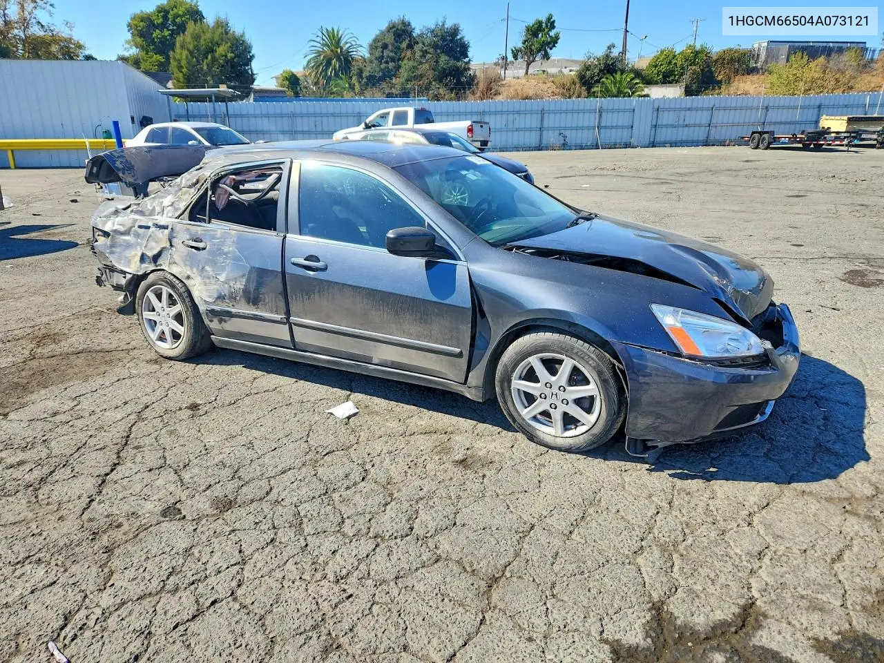 2004 HONDA ACCORD VIN 1HGCM66504A073121 — фото 4