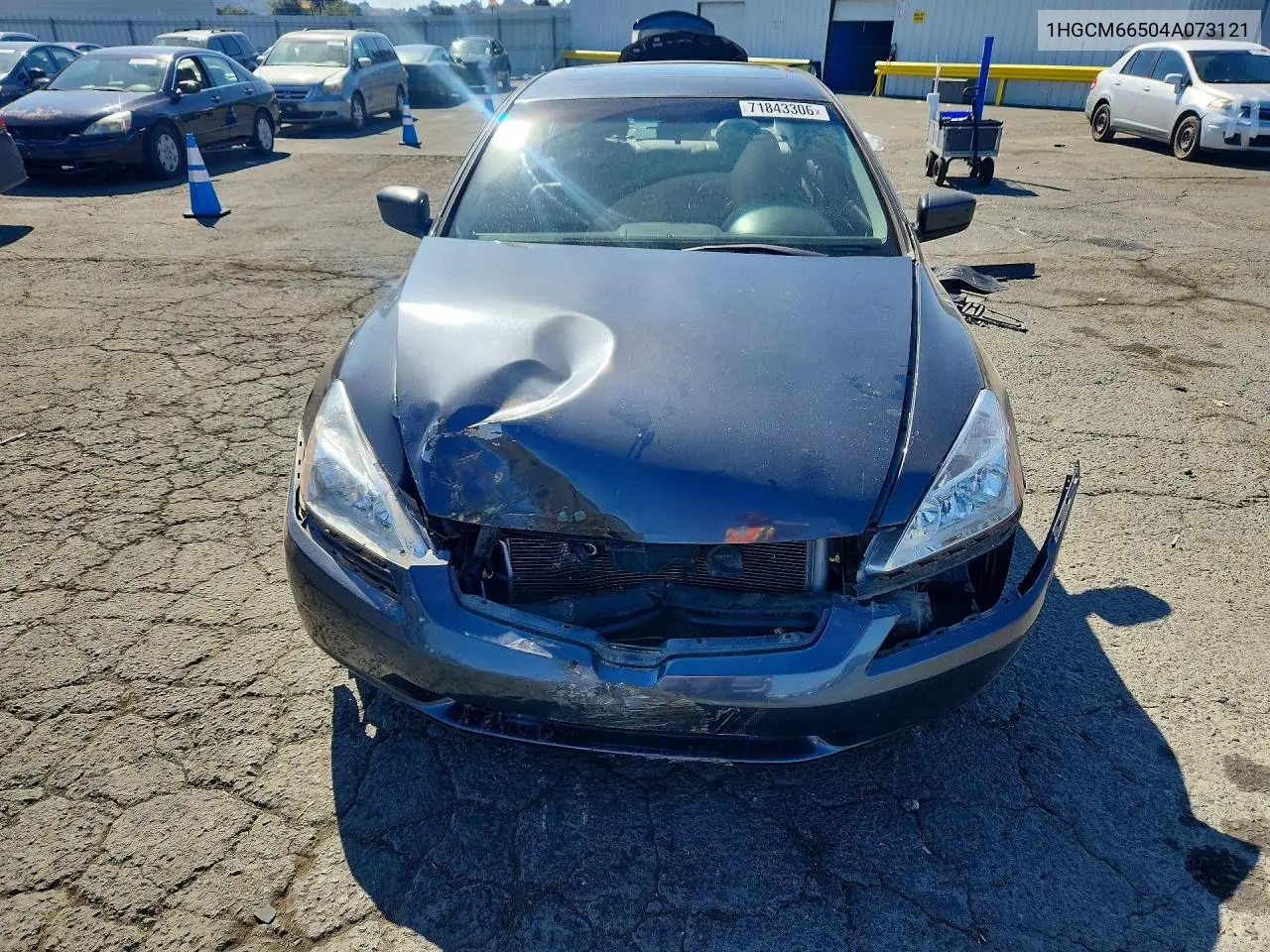 2004 HONDA ACCORD VIN 1HGCM66504A073121 — фото 5