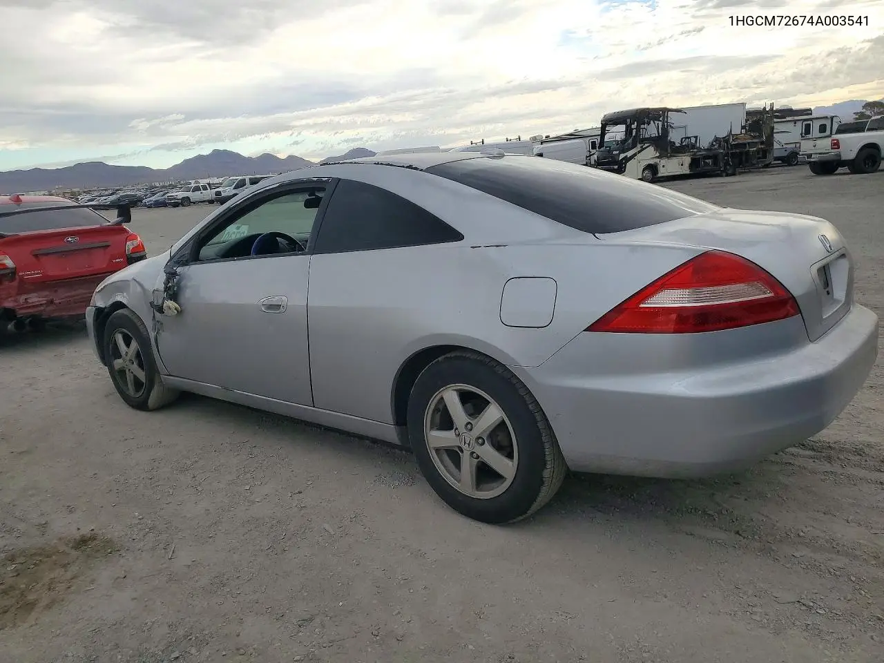 2004 HONDA ACCORD VIN 1HGCM72674A003541 — фото 2