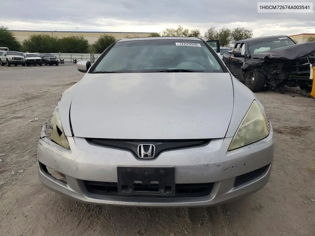 2004 HONDA ACCORD VIN 1HGCM72674A003541 — фото 5