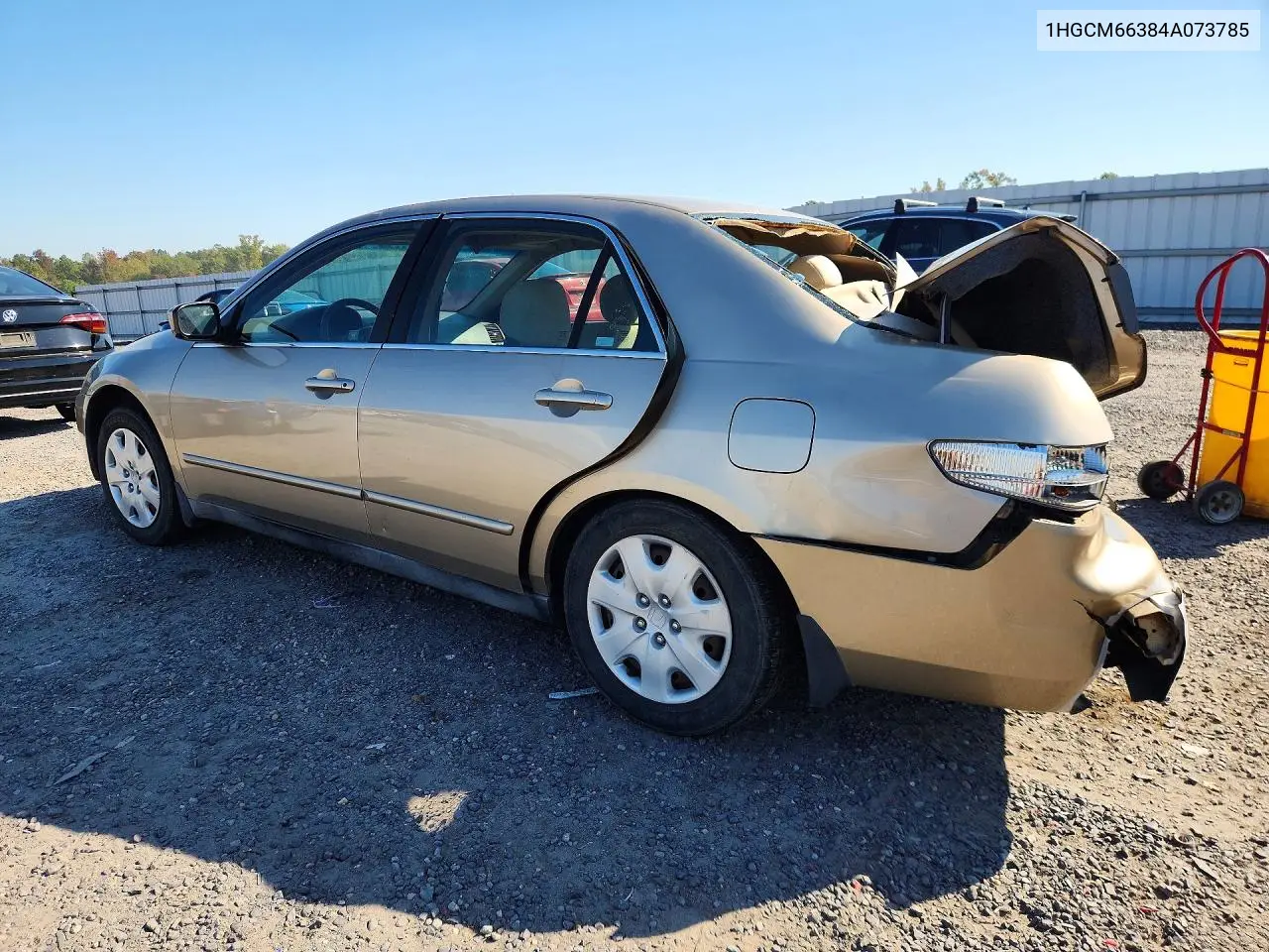 2004 HONDA ACCORD VIN 1HGCM66384A073785 — фото 2