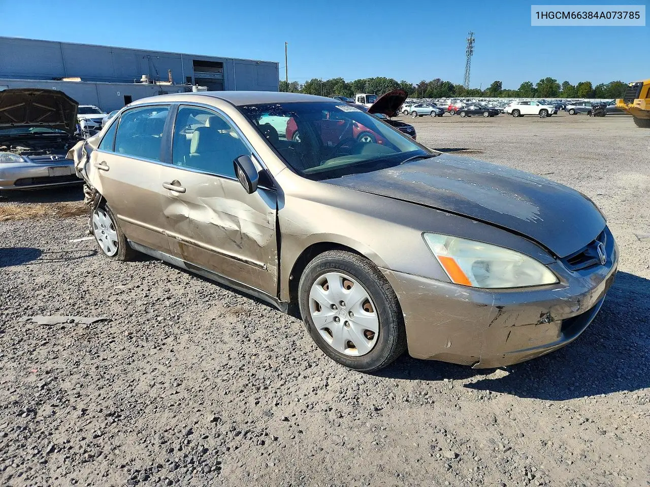 2004 HONDA ACCORD VIN 1HGCM66384A073785 — фото 4