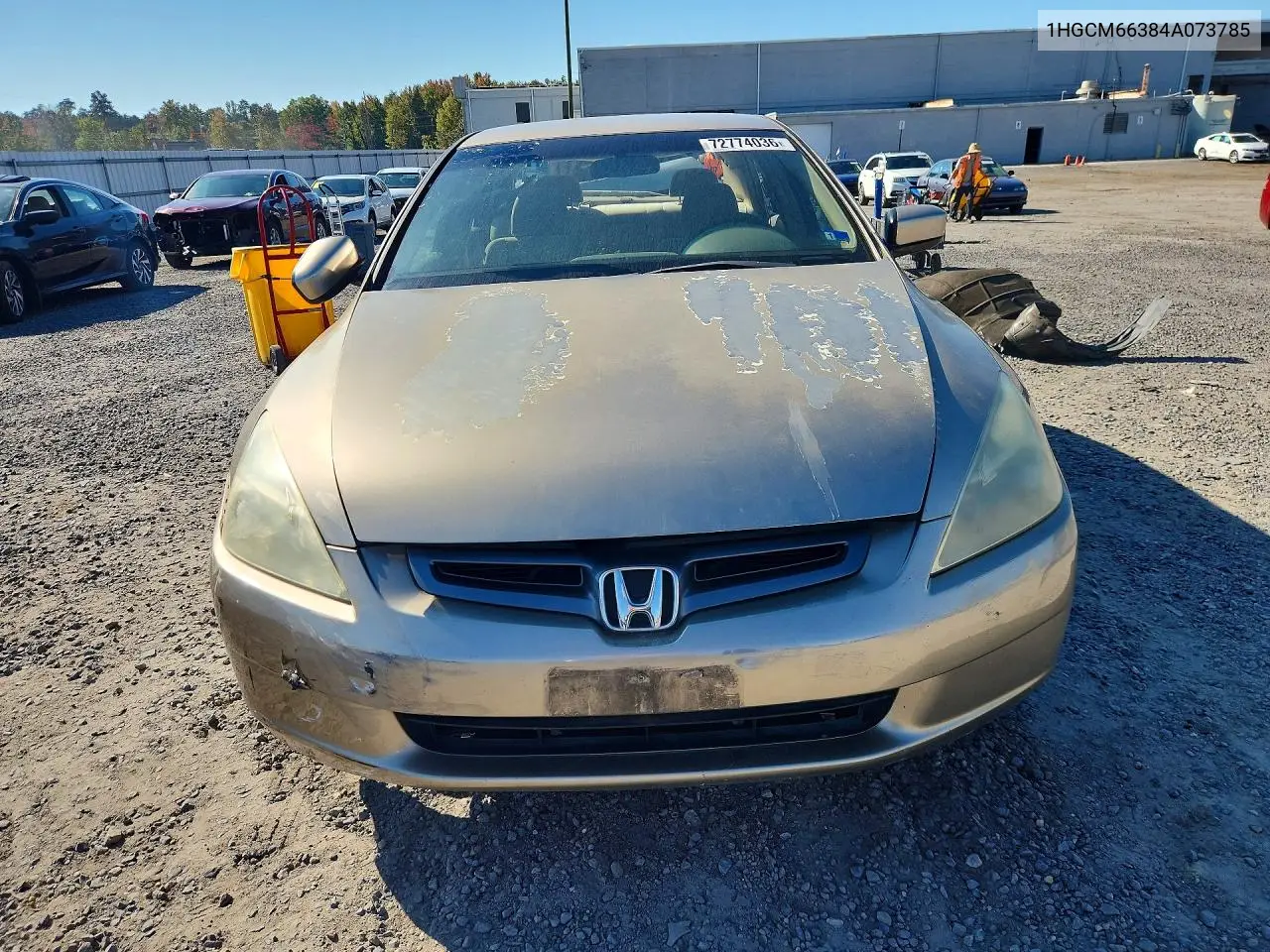 2004 HONDA ACCORD VIN 1HGCM66384A073785 — фото 5