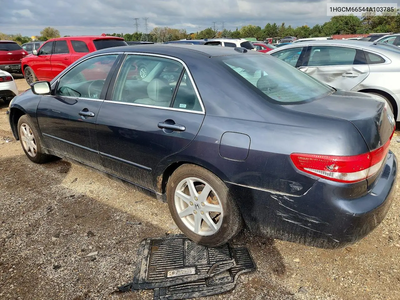 2004 HONDA ACCORD VIN 1HGCM66544A103785 — фото 2