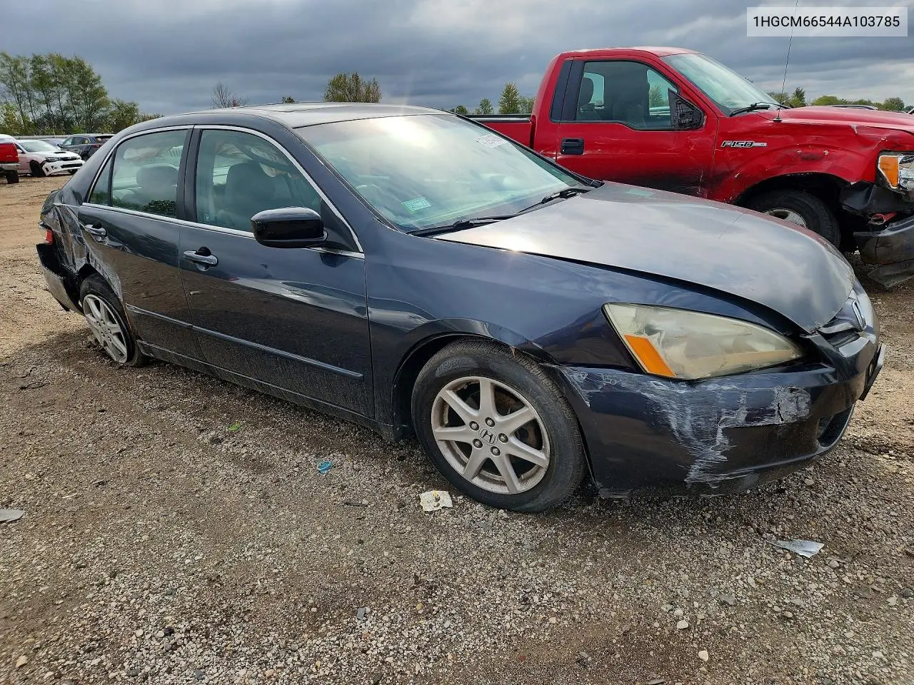 2004 HONDA ACCORD VIN 1HGCM66544A103785 — фото 4